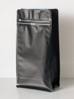 Pouches flat bottom for coffee bag with valve OPP+MetPET+LDPE aluminum-coated - Image 2