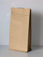 Pouches flat bottom for coffee bag with valve OPP+MetPET+LDPE aluminum-coated - Image 4